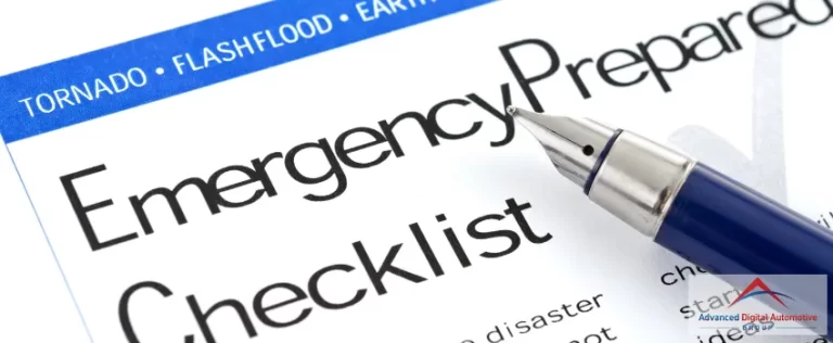 ADAG - A printed emergency preparedness checklist on white paper