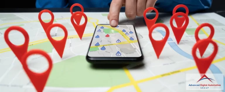 ADAG Blog 30 -A person pointing to a location on their mobile phone's maps app